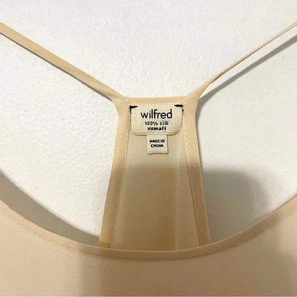 Aritzia x Wilfred • blush pink 100% silk dress sz XS - Picture 7 of 7